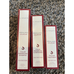 Women's L'ANZA Healing ColorCare Hair Set One Size Red White